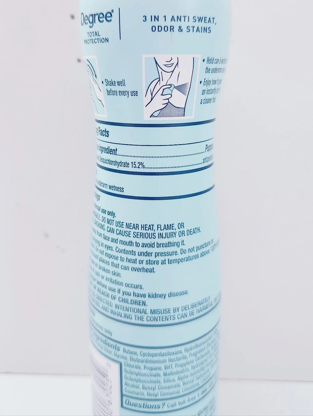 ⭐4/$15 Degree Ultraclear 72-Hour Black + White Deodorant Clean